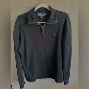Polo by Ralph Lauren Black Zip Up Sweater